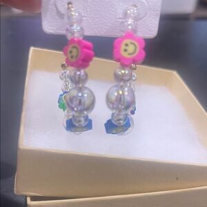 Colorful Beaded Kids Earrings